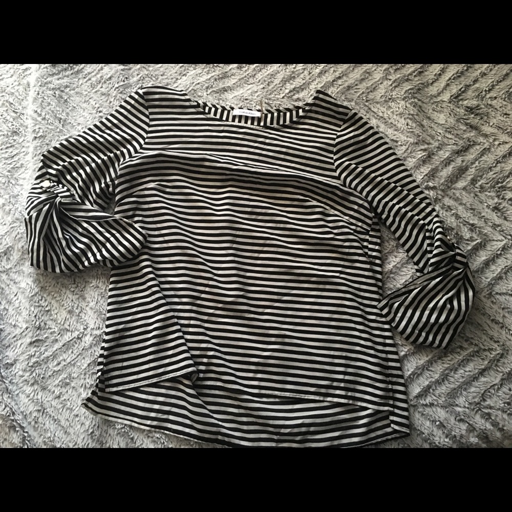 Striped Calvin Klein Women’s Blouse